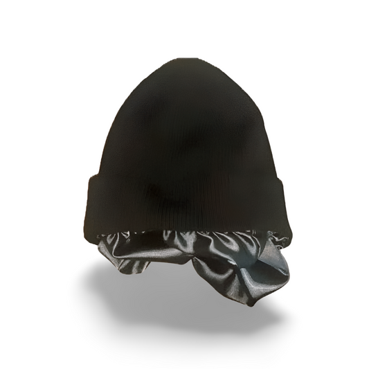 Double layered Satin Lined Beanie